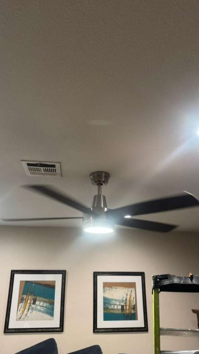 ceiling fan installation